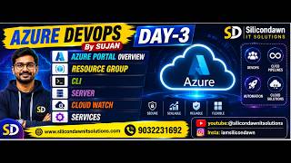 Azure Portal Overview Resource Group|CLI|Server|CLOUD watch|Services-AZURE DEVOPS by SUJAN-DAY-3