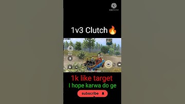 revenge 1v3 clutch🔥💀 |pubgmontage | bgmi# shorts