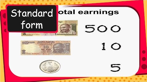 Maths - How to Read and Write Numbers in Standard Form - Part 1 - English