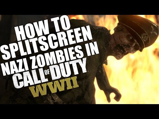 How to Split Screen Matchmaking Call of Duty WW2 Zombies 