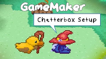 Setting Up Chatterbox: Cutscenes in GameMaker