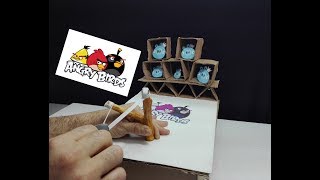 How to Make Real Life Angry Birds Gameplay from Cardboard/ DIY 2018 How to Make Real Life Angry Birds Gameplay from Cardboard/ DIY 2018