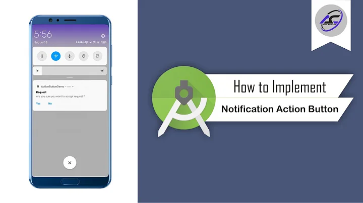 How to Implement Notification With Action Button in Android Studio | ActionButton | Android Coding