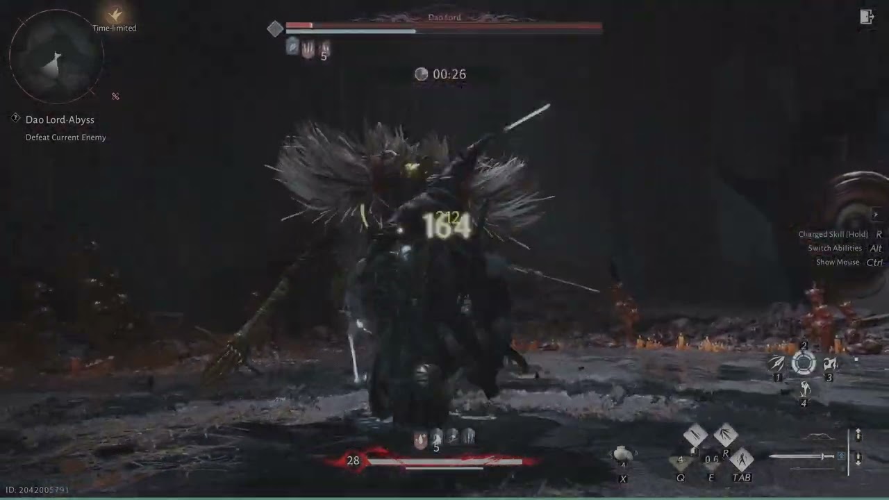 Dao Lord - Trial Abyss | No Hit 1m29s | Strategic Sword | Where Winds Meet