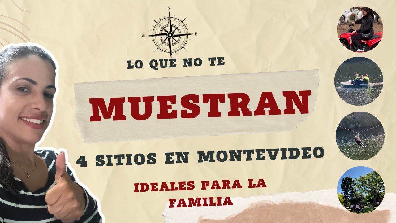 LO QUE NO TE MUESTRAN 😲 (4 sitios 🛶 en Montevideo ideales para la familia🤗).
