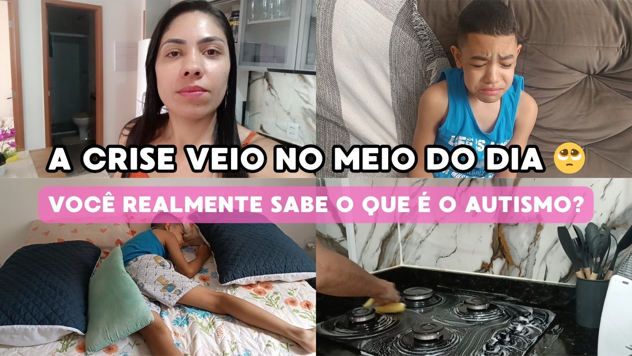 NEM TODO DIA TERMINA BEM - ERA PRA SER UM VLOG DE ROTINA - AUTISMO NA VIDA REAL!