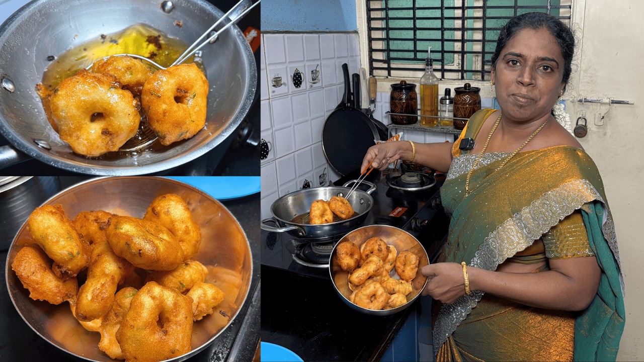 Softஆ Crispyயா உளுந்துவடை செய்வது இவ்வளவு சுலபமா? Medu Vadai Recipe!