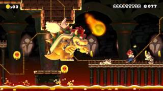 Can you escape from Giant Bowser? - Super Mario Maker