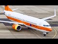 RETRO "Hapag Lloyd livery" TUIfly Boeing 737-800(WL) Landing and Close-up at Dusseldorf Airport