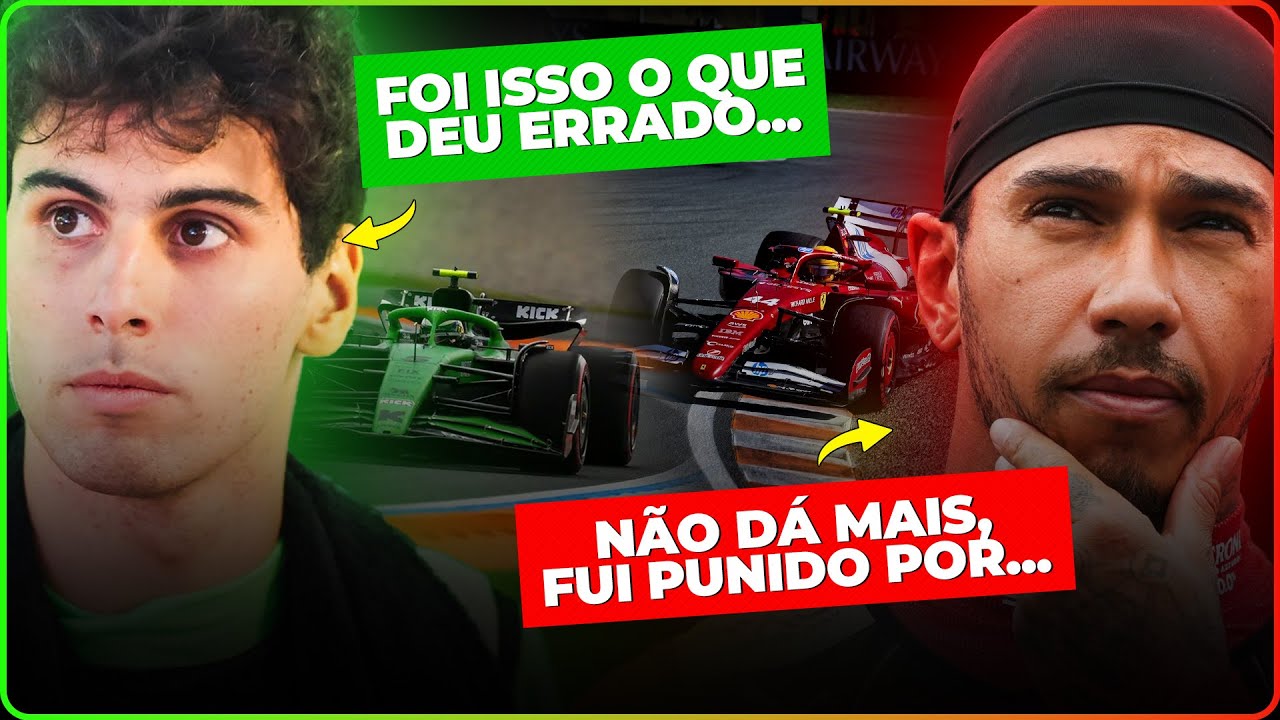 Bortoleto REVELA o VERDADEIRO MOTIVO do "DESASTRE" na Holanda | Hamilton DESABAFA e é PUNIDO na F1