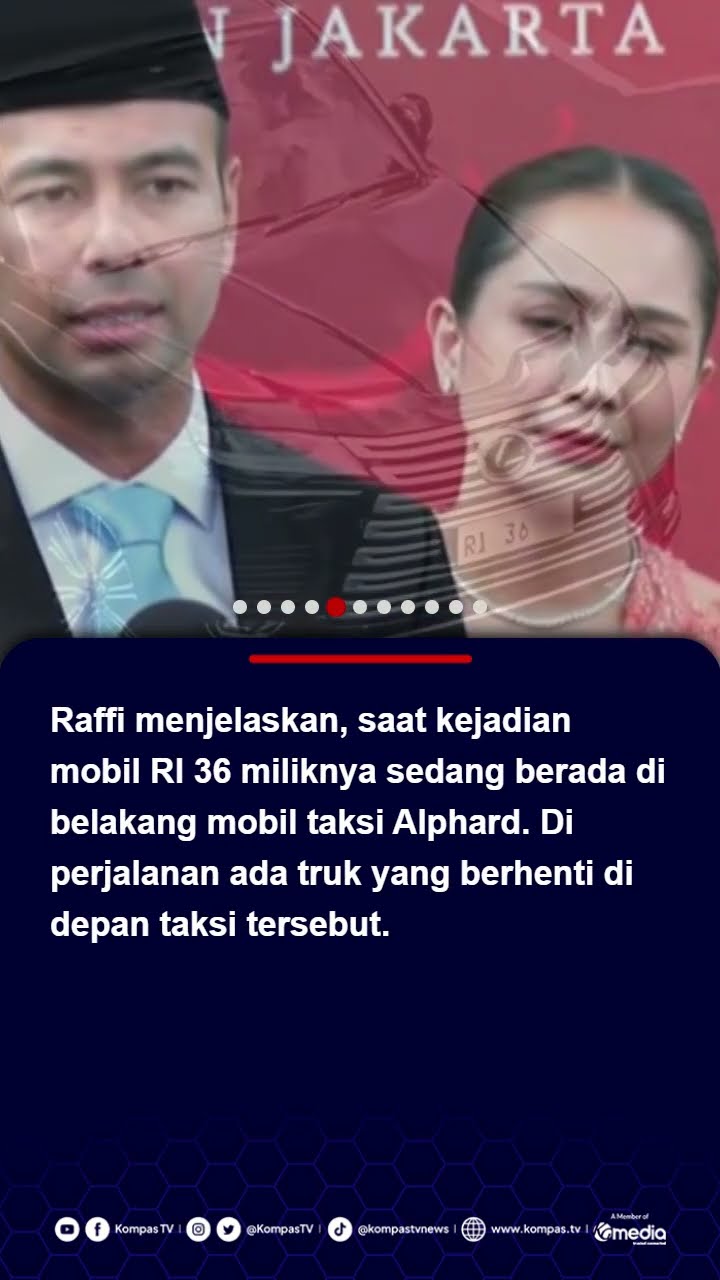 Ternyata Mobil RI 36 Milik Raffi Ahmad, Ngaku Tidak Berada di Dalam Mobil Saat Kejadian #raffiahmad