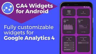 Widgets for Google Analytics 4 (GA4 Widgets for Android app) screenshot 3