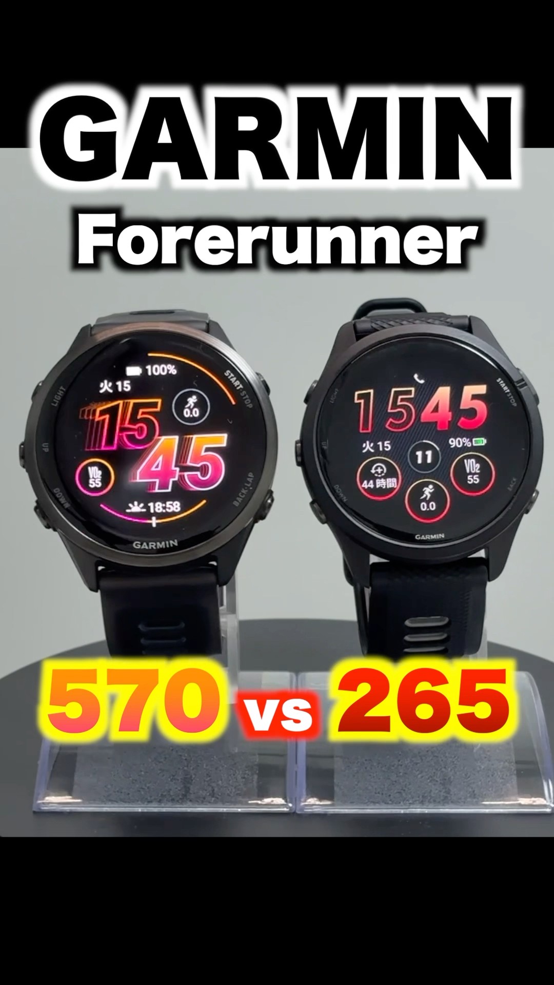 GARMIN] Forerunner 570 vs. 265! The hugely popular mid-range model