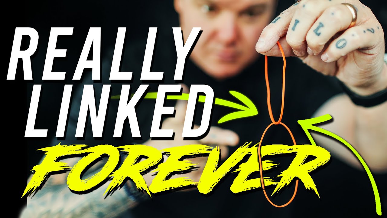 Mid Air Linking Rubber Bands. Impossible! - Tutorial