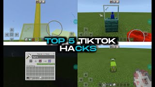 Top 5 Tik Tok Hack In Minecraft Chrol X