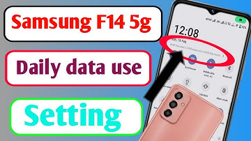 Samsung f14 me daily use data Kaise show kare/ how to show data in samsung F14 me //