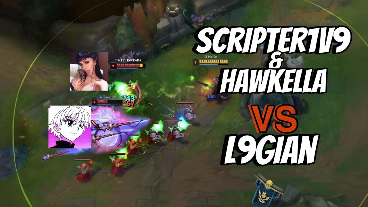 Scripter1v9 & Hawkella VS L9gian in LOW ELO