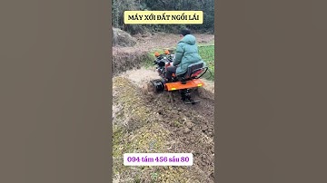 Máy xới đất mini 2 cầu ngồi lái, LH zlo 0948.456.680 #nhacremix