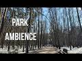 Spring Park Walk in 4K | Real Sounds | No Talking