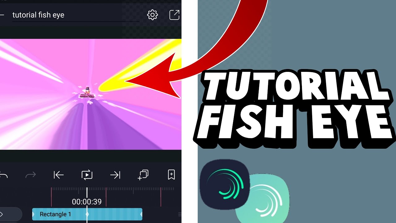 TUTORIAL HOW TO MAKE FISH EYE IN ALIGHT MOTION - YouTube