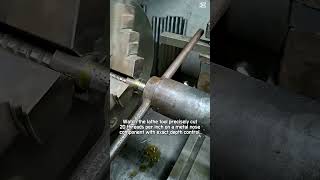Precision Nose Thread Cutting On Lathe