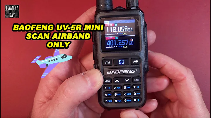 How to Scan Airband Channels Only on the Baofeng UV-5R Mini - Simple Ham Radio Guide