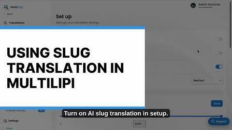 How to Enable & Configure URL Slug Translation for SEO