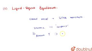 SOLID-LIQUID EQUILIBRIUM, LIQUID-VAPOUR EQUILIBRIUM AND SOLID-VAPOUR EQUILIBRIUM Profile