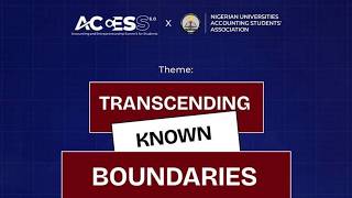 ACCESS 6.0 - The Accounting & Entrepreneurship Summit for Students | LIVE | UNILAG 2026