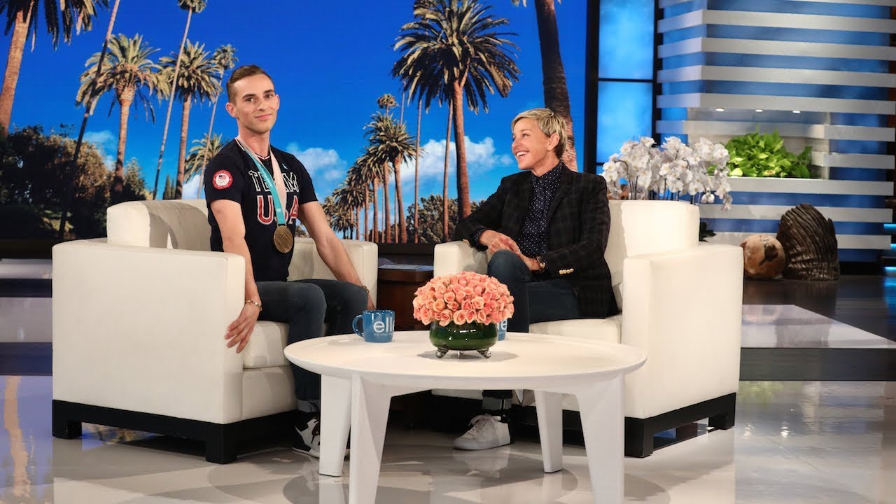 Adam Rippon finally met his celebrity crush Shawn Mendes at the 2018 Oscars