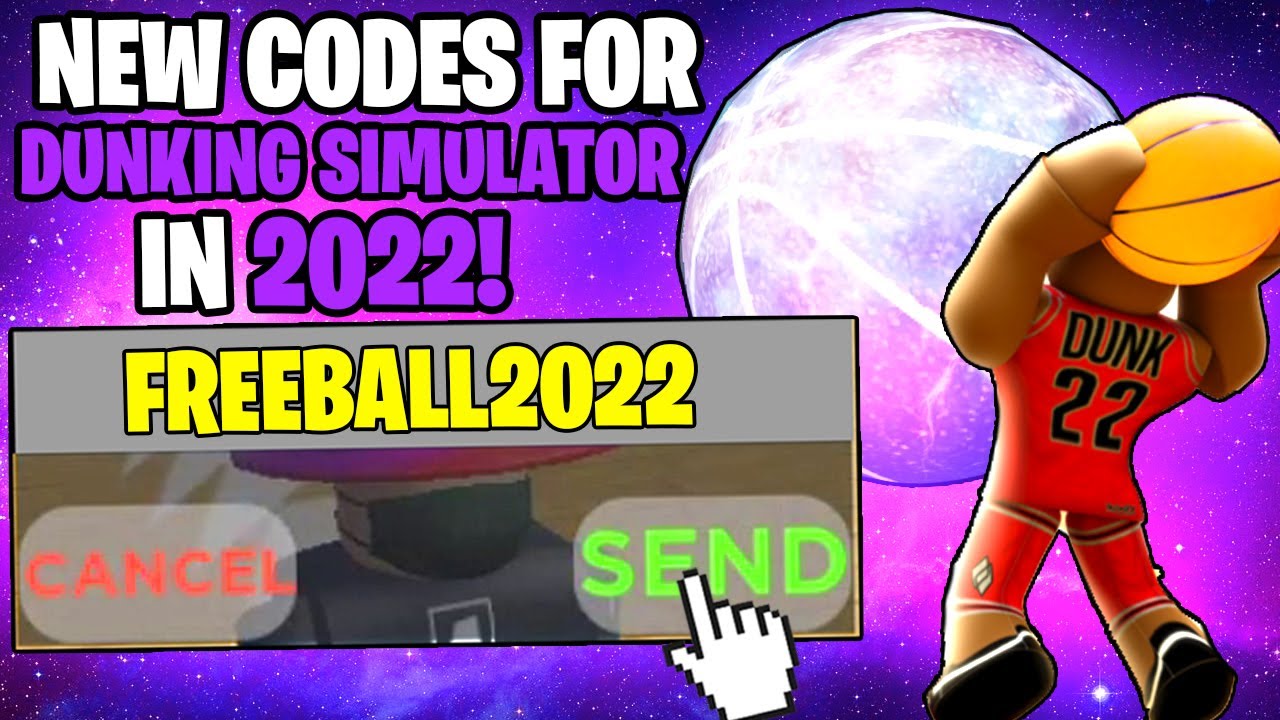  NEW ALL WORKING CODES FOR DUNKING SIMULATOR 2022 ROBLOX DUNKING SIMULATOR CODES YouTube