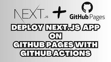 Build NextJS App using GitHub Actions + S3 + AWS CloudFront