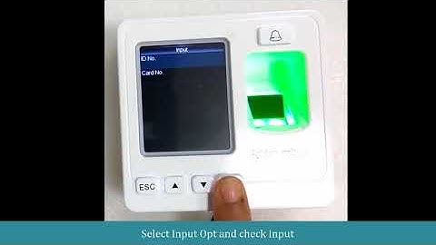 Identix SF100 Weigand Settings