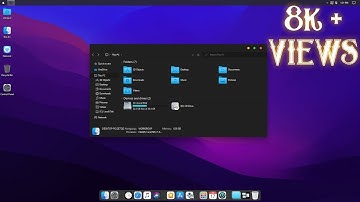 macOS Monterey Dark Skin Pack for Windows 10 7 8 9 11