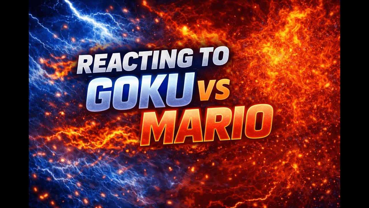 Реакция на битву спрайтов Гоку и Марио (кроссовер аниме и игр!)