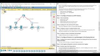 2 5 1 2 Packet Tracer   Configure Cisco Routers for Syslog, NTP, and SSH Operations part 2