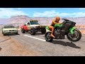 Motorbike Crashes #6 - BeamNG DRIVE | SmashChan