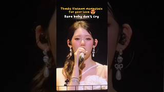 Rora overwhelmed by Vietnam momnsteiz love #Rora #asa #babymonster #kpop #kpopedit
