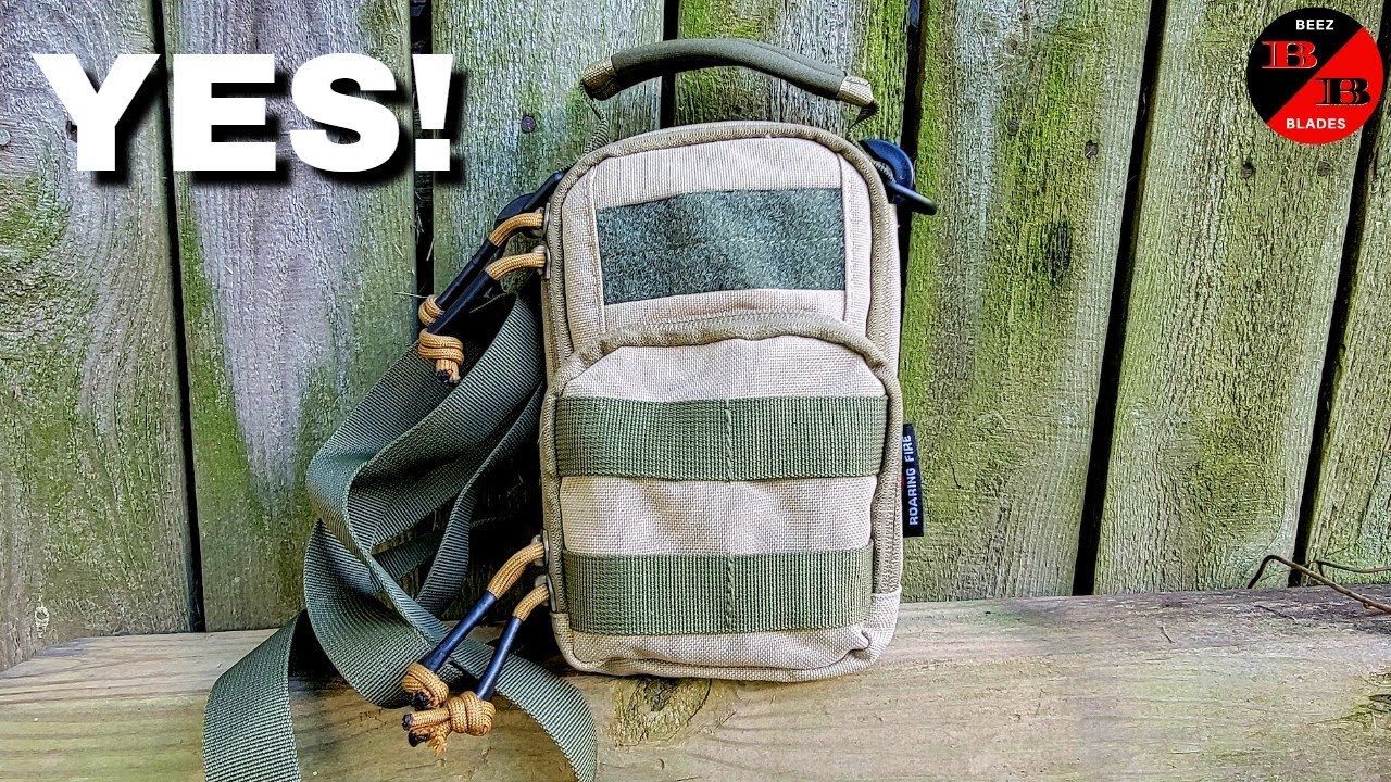 Подсумок для трута ROARING FIRE GEAR, новые ножи и снаряжение для повседневного использования