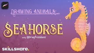 Drawing Animals: The Basics of Character Design 2 | Seahorse (New Skillshare class!) screenshot 5