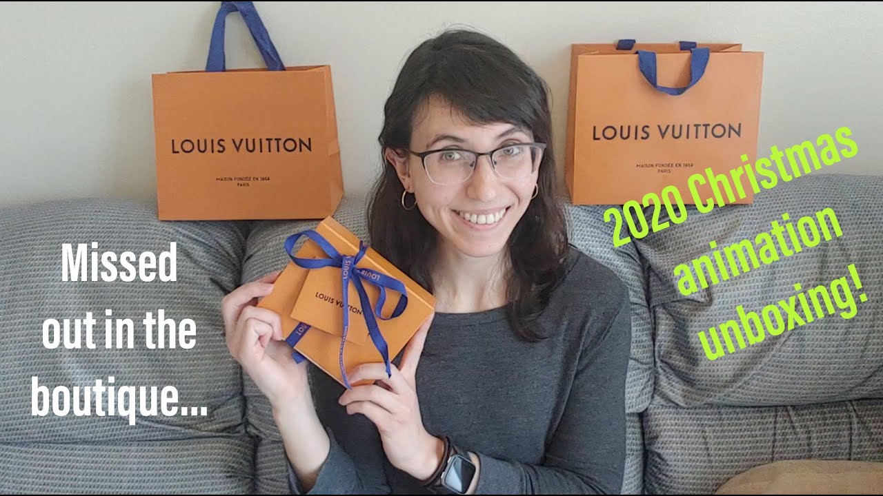 LOUIS VUITTON 2020 CHRISTMAS ANIMATION ZIPPY COIN PURSE UNBOXING