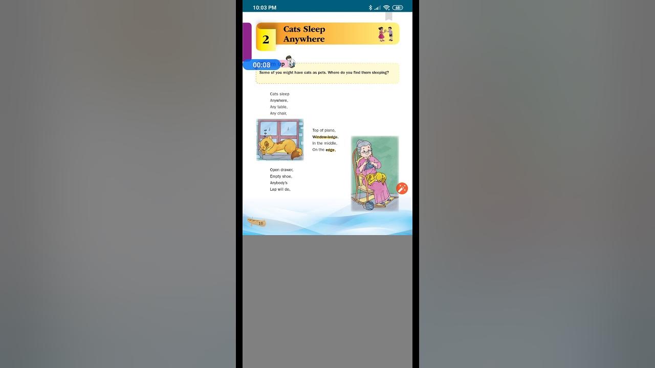 Poem Cats Sleep Anywhere. YouTube