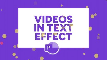 How to layer VIDEO inside TEXT with ANIMATION in PowerPoint. A simple 5 minute tutorial.