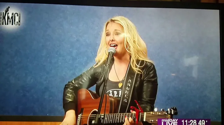 Andrea Goodman performing on WBKO Midday
