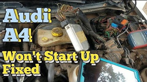 How To Fix Audi A4 crank No Start, No Spark [P0688 Solved]