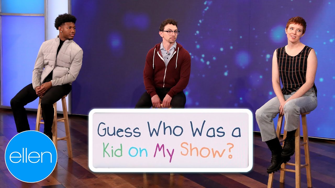 Ellen Is Left Dumbfounded In 'Guess Who Was A Kid On My Show!' - Youtube