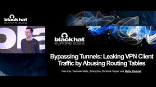 TunnelCrack: Leaking VPN Traffic by Manipulating Routing Tables