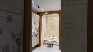 Minimal modern मंदिर  design  #interiordesign #homedecor #home #interior #decor #dreamhome #shorts