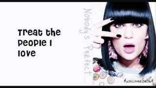 Jessie J - Nobody's Perfect ( Lyrics ) Resimi