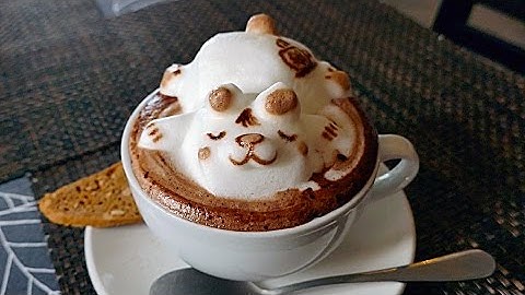 INCREDIBLE 3D COFFEE ART - CUTEST COFFEE YOU